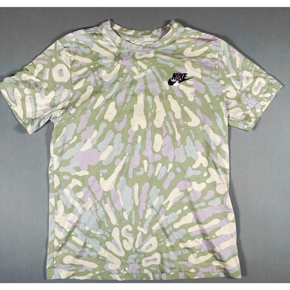 Nike The Nike Tee Space Jam Camo Logo Graphic Crew Neck Cotton Jersey Mens M